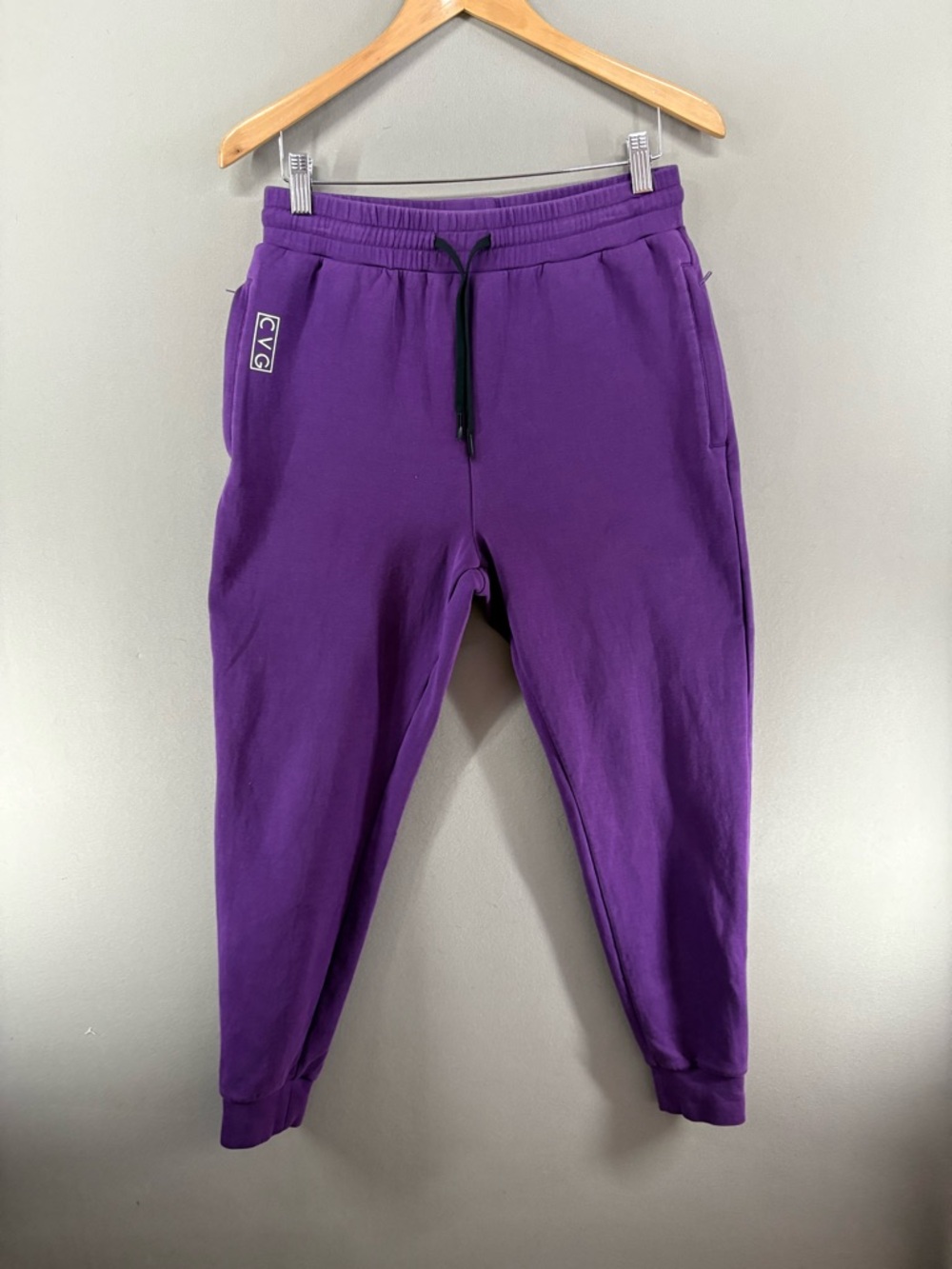 CVG Constantly Varied Gear Women's Jogger Sweatpants purple Zip Pockets Small
